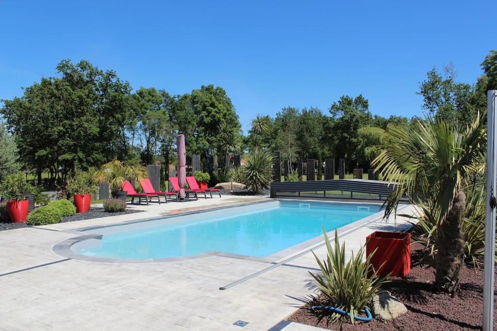 Villa Grand Standing Avec Piscine Proche Nantes La Chapelle-Heulin ภายนอก รูปภาพ