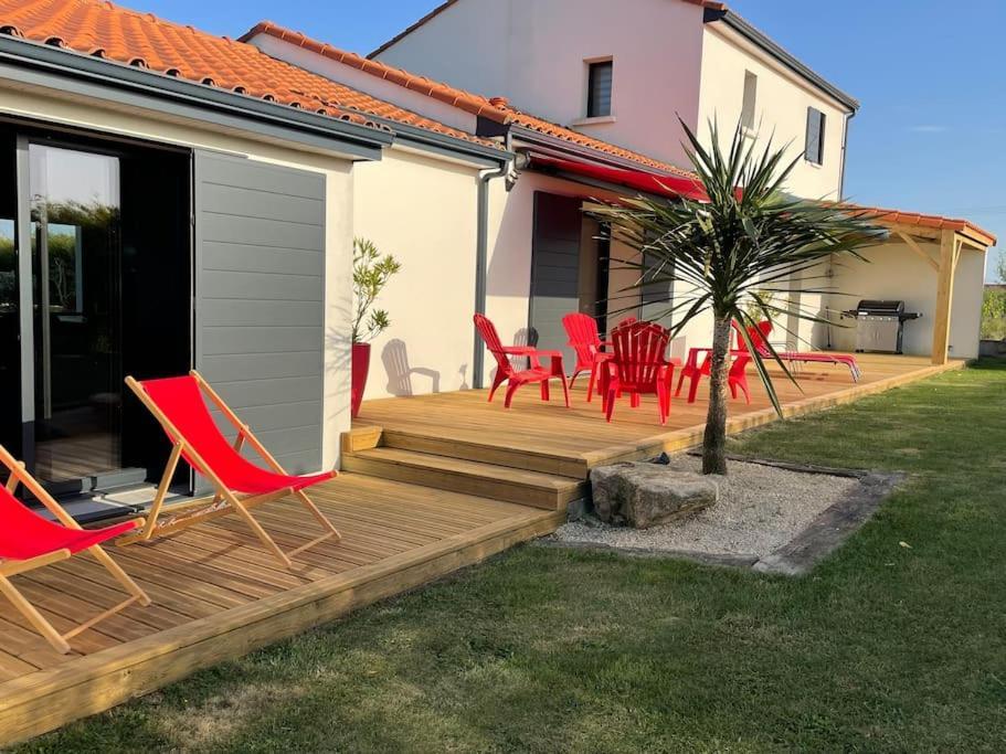 Villa Grand Standing Avec Piscine Proche Nantes La Chapelle-Heulin ภายนอก รูปภาพ